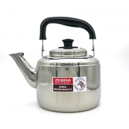 100% Original Zebra Thailand 泰国斑马牌 Stainless Steel SUS304 Century Whistling Kettle Cerek 不锈钢烧水壶 (3.0L/4.5L/5.5L) - Z113513M
