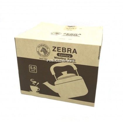 100% Original Zebra Thailand 泰国斑马牌 Stainless Steel SUS304 Century Whistling Kettle Cerek 不锈钢烧水壶 (3.0L/4.5L/5.5L) - Z113513M