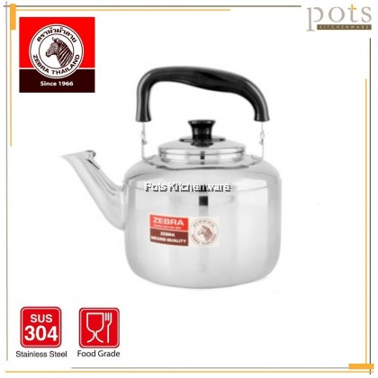 100% Original Zebra Thailand 泰国斑马牌 Stainless Steel SUS304 Century Whistling Kettle Cerek 不锈钢烧水壶 (3.0L/4.5L/5.5L) - Z113513M