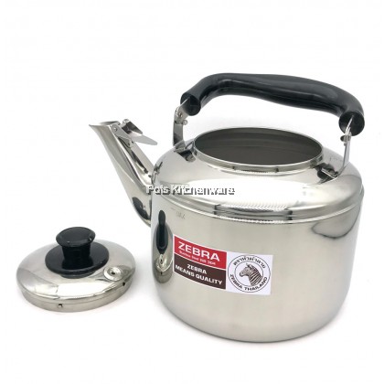 100% Original Zebra Thailand 泰国斑马牌 Stainless Steel SUS304 Century Whistling Kettle Cerek 不锈钢烧水壶 (3.0L/4.5L/5.5L) - Z113513M