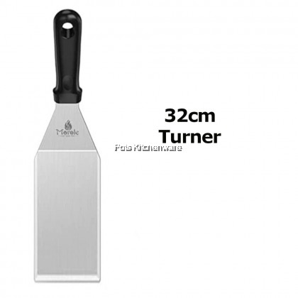 Stainless Steel Sudip Teppanyaki BBQ Grill Griddle Turner Slotted Turner Burger Spatula 烧烤铲子 - PSTT355M Stainless Steel Sudip Teppanyaki BBQ Grill Griddle Turner Slotted Turner Burger Spatula 烧烤铲子 - PSTT355M