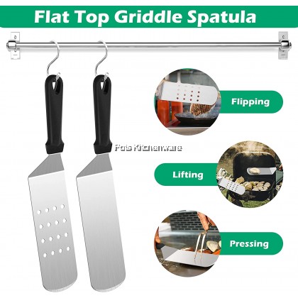 Stainless Steel Sudip Teppanyaki BBQ Grill Griddle Turner Slotted Turner Burger Spatula 烧烤铲子 - PSTT355M Stainless Steel Sudip Teppanyaki BBQ Grill Griddle Turner Slotted Turner Burger Spatula 烧烤铲子 - PSTT355M