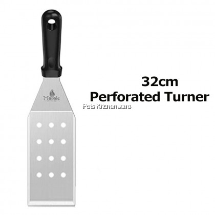 Stainless Steel Sudip Teppanyaki BBQ Grill Griddle Turner Slotted Turner Burger Spatula 烧烤铲子 - PSTT355M Stainless Steel Sudip Teppanyaki BBQ Grill Griddle Turner Slotted Turner Burger Spatula 烧烤铲子 - PSTT355M