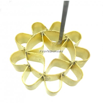 Copper Acuan Kuih Loyang Tembaga Honeycomb Biscuit Mold Kuih Goyang Royang 蜂窝饼模具 - CP15M