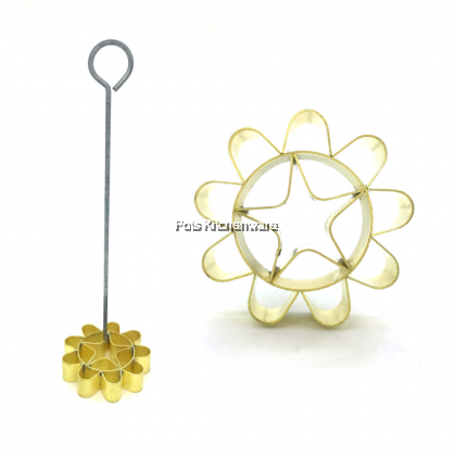 Copper Acuan Kuih Loyang Tembaga Honeycomb Biscuit Mold Kuih Goyang Royang 蜂窝饼模具 - CP15M Copper Acuan Kuih Loyang Tembaga Honeycomb Biscuit Mold Kuih Goyang Royang 蜂窝饼模具 - CP15M