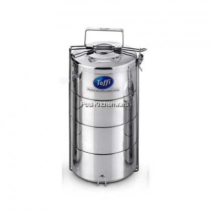 Toffi High Qualilty Stainless Steel Double Wall Tiffin Carrier Food Carrier Tingkat Mangkuk Nasi 多层餐盒 - H2142M
