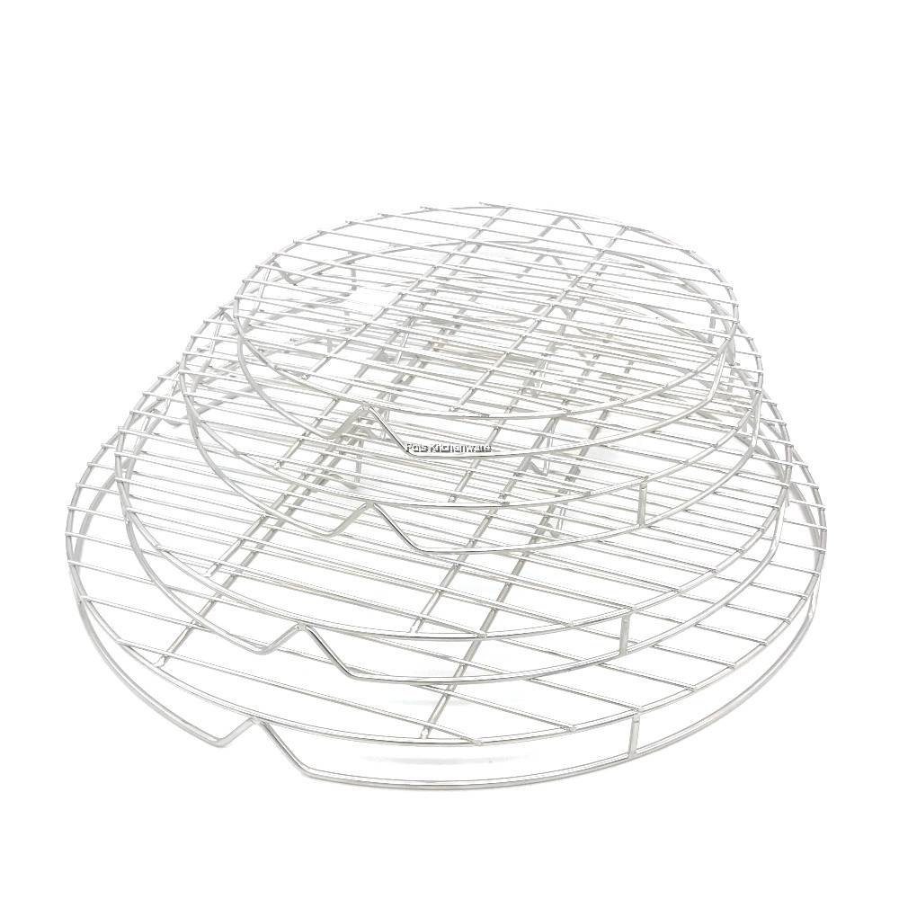 High Quality Stainless Steel Round Baking Cooling Steaming Rack Wire ...