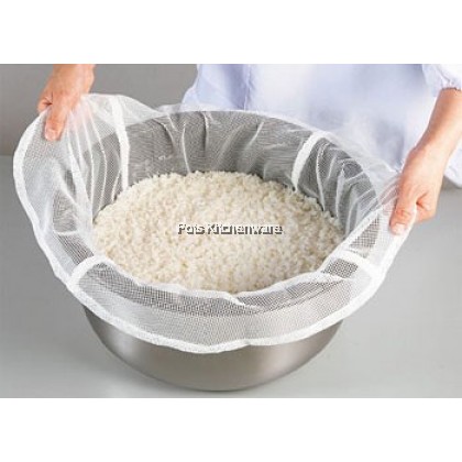 Non Stick Restaurant Rice Cooking Polyester Rice Net Towel Bag 寿司饭巾煮饭袋 (48cm x 36cm) - K9596