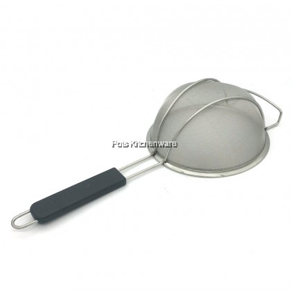 Large Size Heavy Duty Stainless Steel Deep Fried Oil Draining Mesh Strainer Frying Skimmer with Handle Penapis Besar Goreng 特大不锈钢漏勺 - SS1067M