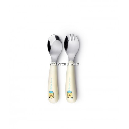 TODDLER MELAMINE TABLEWARE SET - Melamine Plate + Melamine Bowl + Melamine Cup + Stainless Steel 304 Cutlery Set