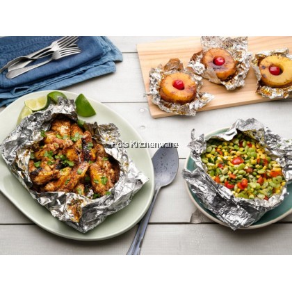 MyChef Heavy Duty Aluminum Foil BBQ Barbecue Tin Foil Paper 铝箔锡纸烧 - MYCHEF10