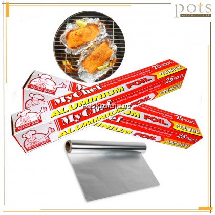 MyChef Heavy Duty Aluminum Foil BBQ Barbecue Tin Foil Paper 铝箔锡纸烧 - MYCHEF10