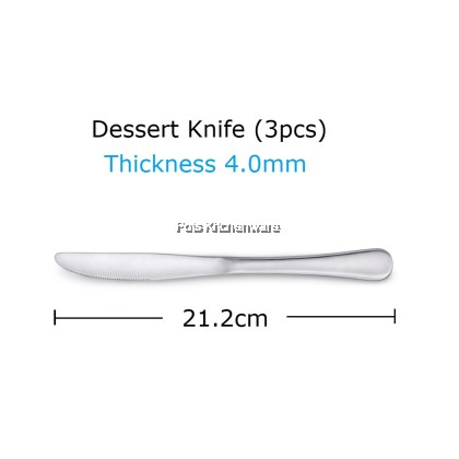 Toffi Stainless Steel Dining Cutlery Flatware Dinner Fork Table Spoon Knife Dessert Steak Knife Soup Soda Tea Coffee Sudu Garpu Pisau 不锈钢汤匙刀叉 - F5000 Toffi Stainless Steel Dining Cutlery Flatware Dinner Fork Table Spoon Knife Dessert Steak Knife Soup Soda Tea Coffee Sudu Garpu Pisau 不锈钢汤匙刀叉 - F5000