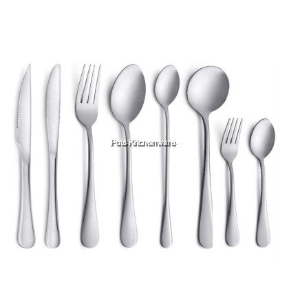 Toffi Stainless Steel Dining Cutlery Flatware Dinner Fork Table Spoon Knife Dessert Steak Knife Soup Soda Tea Coffee Sudu Garpu Pisau 不锈钢汤匙刀叉 - F5000 Toffi Stainless Steel Dining Cutlery Flatware Dinner Fork Table Spoon Knife Dessert Steak Knife Soup Soda Tea Coffee Sudu Garpu Pisau 不锈钢汤匙刀叉 - F5000