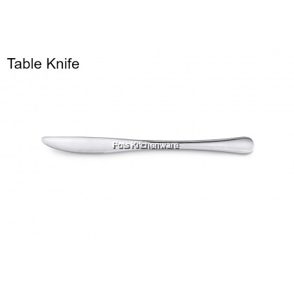 Toffi Stainless Steel Dining Cutlery Flatware Dinner Fork Table Spoon Knife Dessert Steak Knife Soup Soda Tea Coffee Sudu Garpu Pisau 不锈钢汤匙刀叉 - F5000