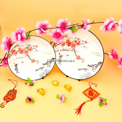 Chinese New Year CNY Style 中国风江南 Porcelain Tableware Rice Plate Soup Bowl 陶瓷饭盘汤碗 - 521000