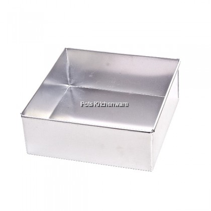 Aluminum Loose Base Fix Base Square Deep Cake Tin Mould Pastry Mold Loyang Kek Segi Empat 四方形蛋糕模具 - JS2800/JS2800LB