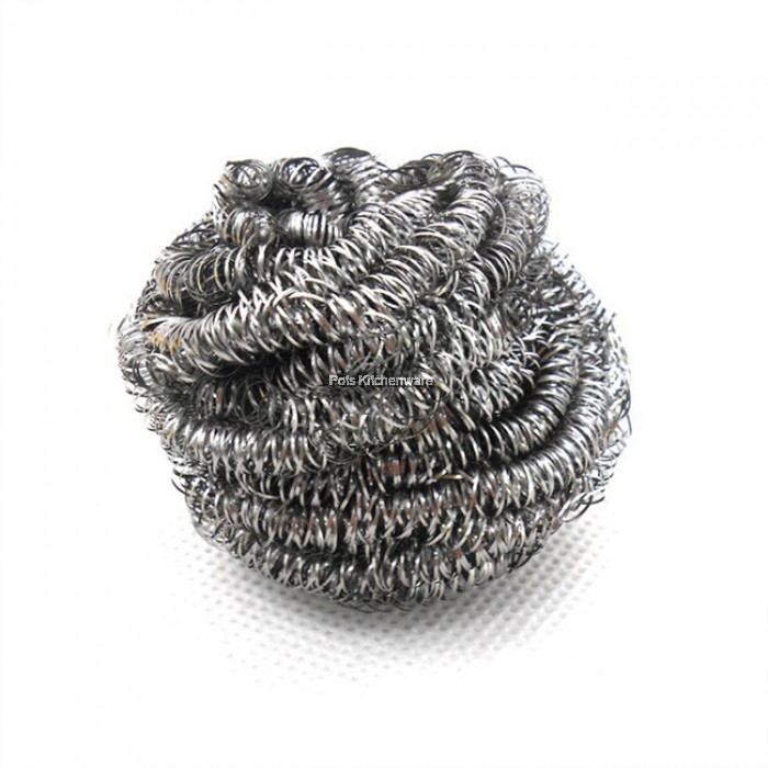 2pcs Stainless Steel Wire Scrubbing Cleaning Ball 9600V50