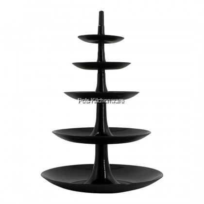 Felton 5 Tier Plastic Dessert Serving Stand High-Tea Rack 下午茶点心架 Rak Kek Kui Raya Kenduri - FDS2157