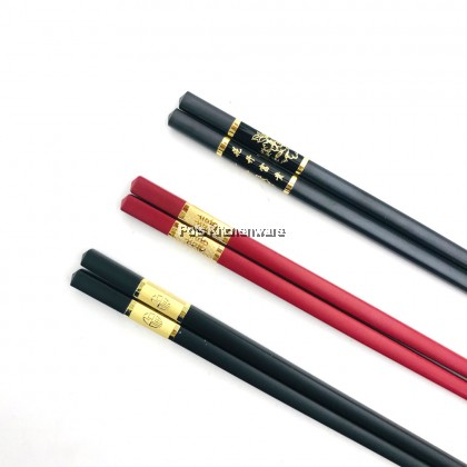10 Pairs Chinese-Style Japanese Style Melamine Alloy Chopsticks 经典合金筷子Penyepit Cina - 0206201/QQ907G