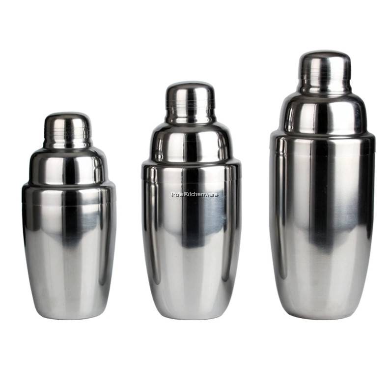 Stainless Steel Bar Cocktail Shaker Drink Mixer Cup with Strainer