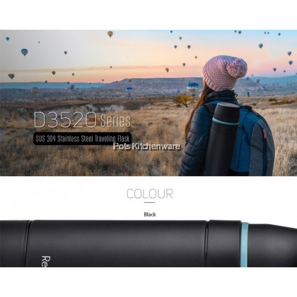 Relax 2000ml Stainless Steel SUS 304 Travelling Thermal Flask Thermos Bottle 大容量保温壶保温罐 - D3520