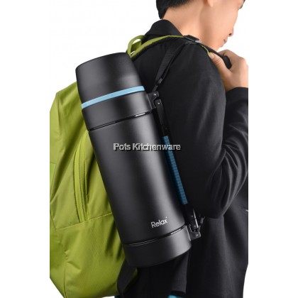 Relax 2000ml Stainless Steel SUS 304 Travelling Thermal Flask Thermos Bottle 大容量保温壶保温罐 - D3520