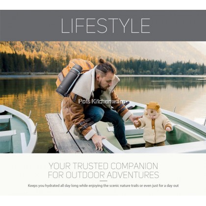 Relax 2000ml Stainless Steel SUS 304 Travelling Thermal Flask Thermos Bottle 大容量保温壶保温罐 - D3520