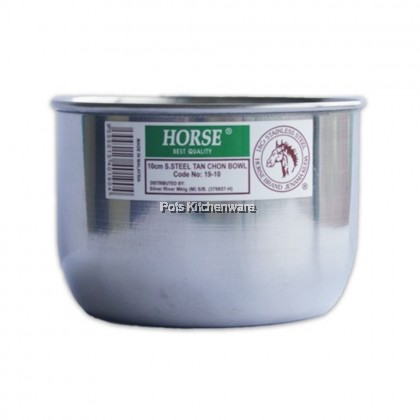 Horse Brand Stainless Steel Tan Chon Bowl Steaming Soup Cup Serving Bowl Dun Zhong 炖盅汤盅 - 1910P Horse Brand Stainless Steel Tan Chon Bowl Steaming Soup Cup Serving Bowl Dun Zhong 炖盅汤盅 - 1910P