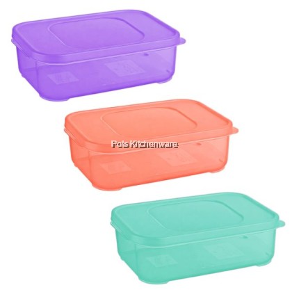 Century BPA Free Freezer Food Keeper Rectangular Food Container Bekas Makanan (0.15L/0.3L/0.5L/0.75L/1.0L) - 0220M