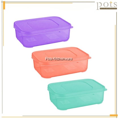 Century BPA Free Freezer Food Keeper Rectangular Food Container Bekas Makanan (0.15L/0.3L/0.5L/0.75L/1.0L) - 0220M
