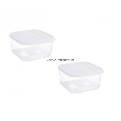 Century BPA Free Square Food Container (0.2L/0.4L/0.65L/1.0L/1.5L) - 0110M