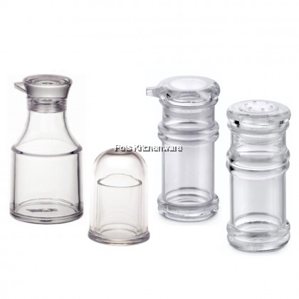 Premium Quality Acrylic PS Clear Transparent Sauce Vinegar Oil Bottle Pepper Salt Shaker Toothpick Container - GD1806M Premium Quality Acrylic PS Clear Transparent Sauce Vinegar Oil Bottle Pepper Salt Shaker Toothpick Container - GD1806M