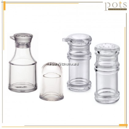 Premium Quality Acrylic PS Clear Transparent Sauce Vinegar Oil Bottle Pepper Salt Shaker Toothpick Container - GD1806M Premium Quality Acrylic PS Clear Transparent Sauce Vinegar Oil Bottle Pepper Salt Shaker Toothpick Container - GD1806M
