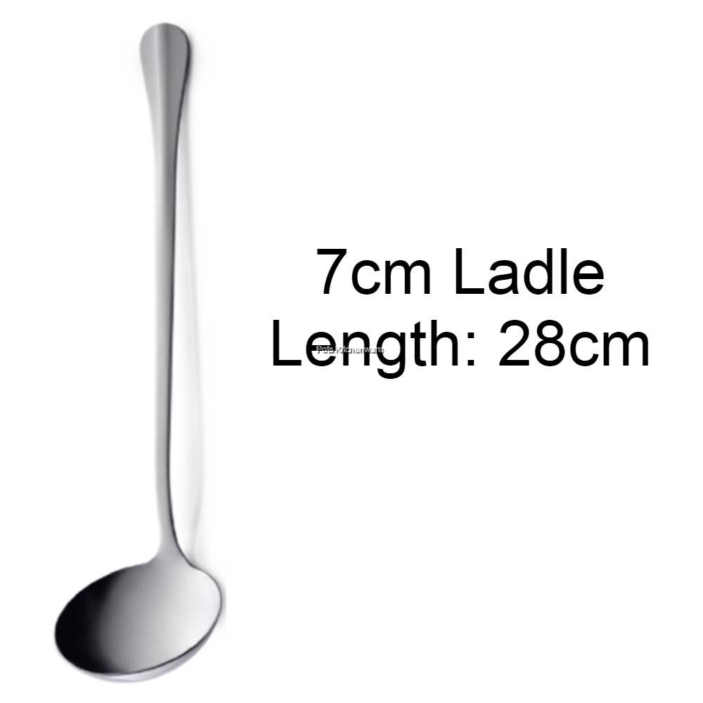 Toffi Large Size Stainless Steel Heavy Duty Serving Utensils Square