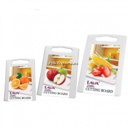 Lava HDPE Plastic Rectangular Chopping Cutting Board (24cm/27cm/32cm/37cm) - CHB196M Lava HDPE Plastic Rectangular Chopping Cutting Board (24cm/27cm/32cm/37cm) - CHB196M
