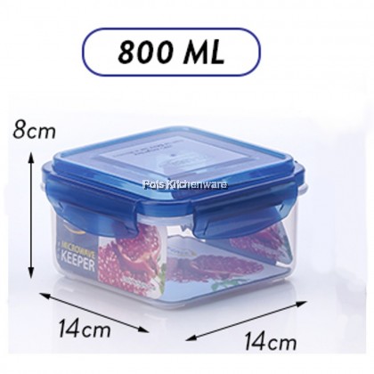 Elianware BPA FREE Ezy-Lock 100% Airtight Seal Microwavable Food Container Storage - E691M
