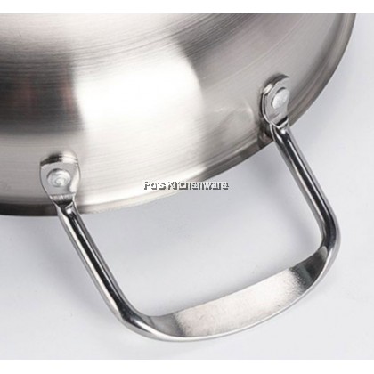 Toffi Stainless Steel Hot Pot Spain Seafood Korean Ramen Noodle Soup Pot Double Ear - C6418M Toffi Stainless Steel Hot Pot Spain Seafood Korean Ramen Noodle Soup Pot Double Ear - C6418M