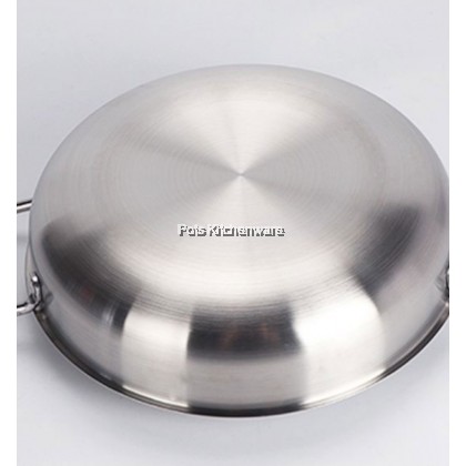 Toffi Stainless Steel Hot Pot Spain Seafood Korean Ramen Noodle Soup Pot Double Ear - C6418M Toffi Stainless Steel Hot Pot Spain Seafood Korean Ramen Noodle Soup Pot Double Ear - C6418M