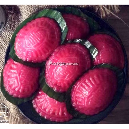 TeoChew Kuih Ang Ku Kueh Mould Red Tortoise Cake Plastic Mold - 22061332M