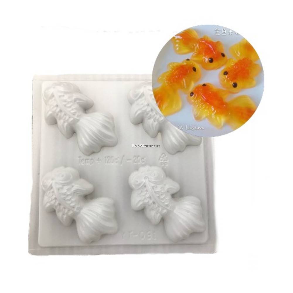 3D Koi Fish Goldfish Jelly Pudding Mold Ikan Agar Agar Mould PL842M
