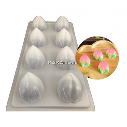 2pcs 3D Coin Yuan Bao Money Longevity Peach Jelly Pudding Mold Agar Agar Mould - PL631M 2pcs 3D Coin Yuan Bao Money Longevity Peach Jelly Pudding Mold Agar Agar Mould - PL631M