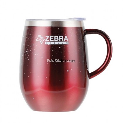 100% Original Zebra Thailand 泰国斑马牌 SUS304 Stainless Steel Wisdom II Keep Warm Cold Vacuum Mug Cup With Handle 保温杯 - Z112970