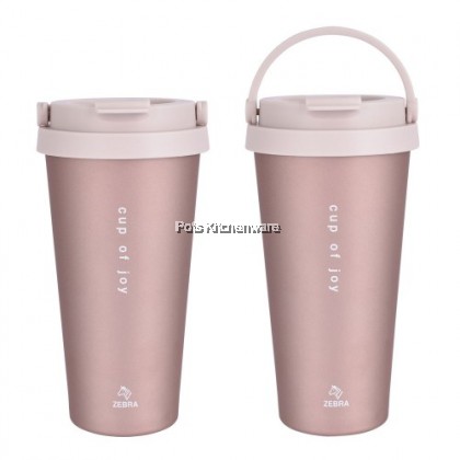 100% Original Zebra SUS 304 Stainless Steel Keep Warm Cold Vacuum Flask Mug (500ml) - Z112703