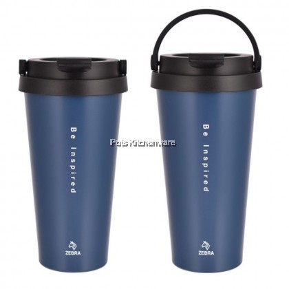 100% Original Zebra SUS 304 Stainless Steel Keep Warm Cold Vacuum Flask Mug (500ml) - Z112703