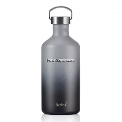 Relax SUS304 Stainless Steel Gradient Color Water Bottle Tumbler with Handle (750ml/1250ml/1900ml) - D6107M