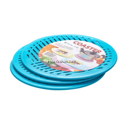 3pc-Set Elianware Plastic Coaster Table Mat Anti Slip Pelapik (7inch/8inch) - E57M 3pc-Set Elianware Plastic Coaster Table Mat Anti Slip Pelapik (7inch/8inch) - E57M