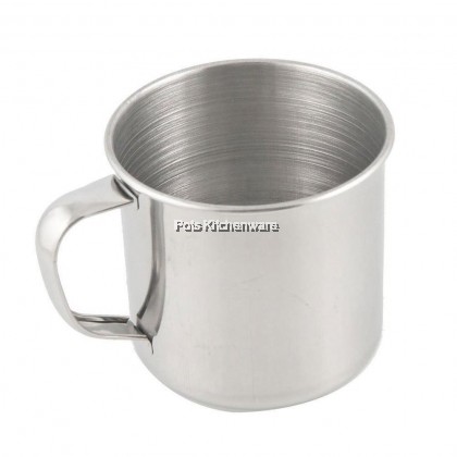 Stainless Steel High Quality Camping Cup Coffee Tea Mug Cawan Gelas (7cm/8cm) - KB037M