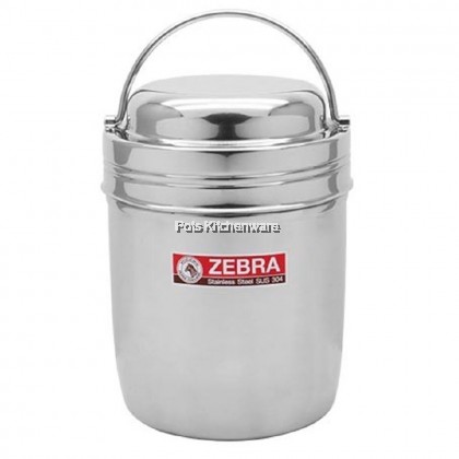 100% Original Zebra Stainless Steel SUS304 14cm Double Layer Wall Soup Pot Carrier (1.5L) - Z151124M