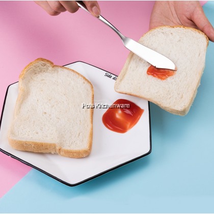 2pcs Ericca High Quality Thick Stainless Steel Butter Knife Spreader Fish Knives - 010360105BK